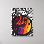 Abstract Lijst kunstfotografie ( Magic Sky ) Canvas Afdruk (Voorkant)