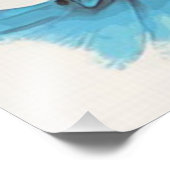 *~* Abstract lijst Tortelduifjes AP54 Art Winter Foto Afdruk (Hoek)