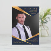 Abstract Lijst - Verticale fotouitnodiging Kaart (Staand voorkant)