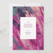 Abstract Lijst Vrolijk kerstfeest foto Feestdagenkaart (Achterkant)