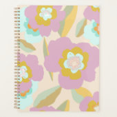Abstract Lila patroonpasta Planner (Voorkant)