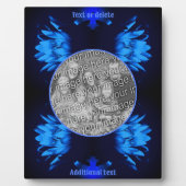 Abstract Lily Lotus Flower Creëer Uw eigen foto Fotoplaat (Voorkant)