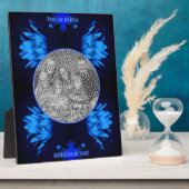 Abstract Lily Lotus Flower Creëer Uw eigen foto Fotoplaat (Zijkant)