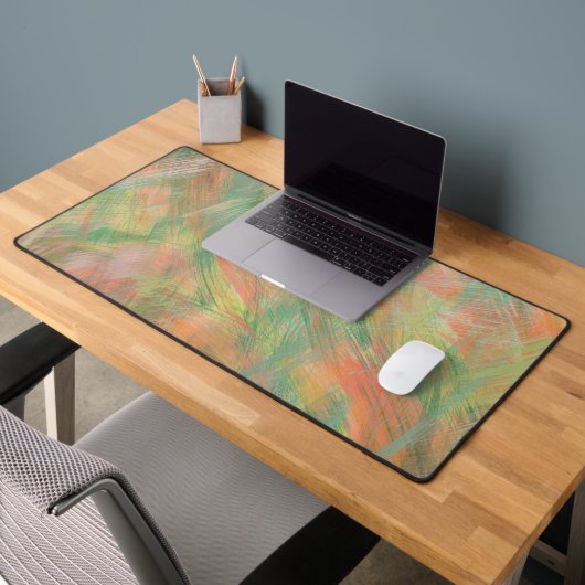 Abstract Lime Groen Bureaumat (Kantoor 2)