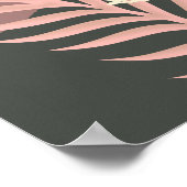 Abstract Line Art Flower Design - Elegant Mi Poster (Hoek)