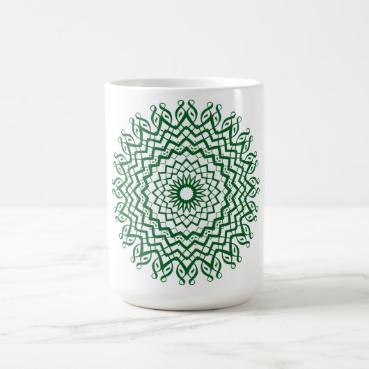 Abstract Line Art Mandala Coffee Mok (Center)
