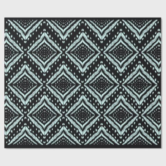 Abstract Line, Beautiful, Ikat seamless pattern, B Cadeaupapier (Vlak)