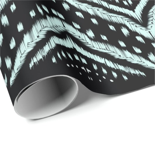 Abstract Line, Beautiful, Ikat seamless pattern, B Cadeaupapier (Rol Hoek)