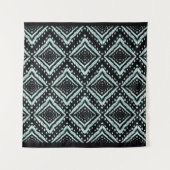 Abstract Line, Beautiful, Ikat seamless pattern, B Wandkleed (Voorkant)