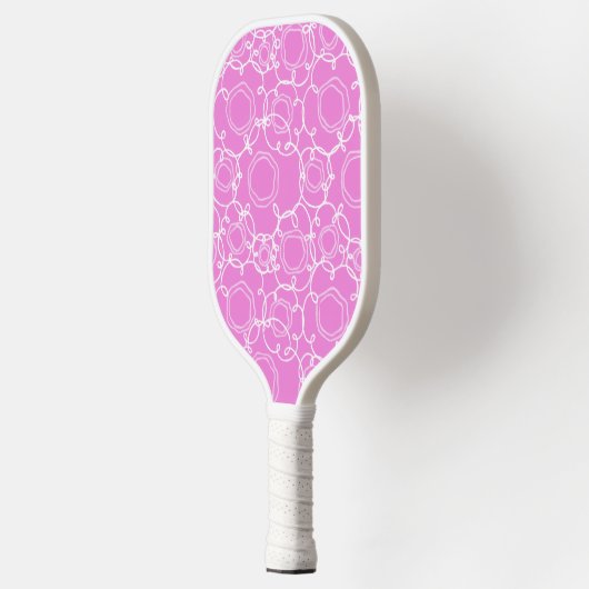 Abstract Linear Matrix (Soft Pink) Fine Art Pickleball Paddle (Links)