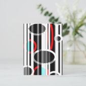 Abstract Lines and Elipses Briefkaart (Staand voorkant)