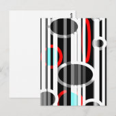 Abstract Lines and Elipses Briefkaart (Voorkant / Achterkant)