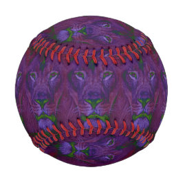 Abstract Lion Baseball