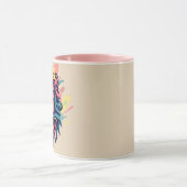 Abstract Lion Head Art Mok (Midden)