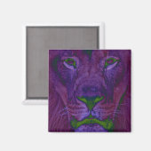 Abstract Lion Magnet (Voorkant / Achterkant)