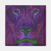 Abstract Lion Magnet (Voorkant)