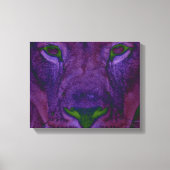 Abstract Lion Wrapped Canvas (Voorkant)