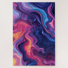 Abstract Liquid Art Vivid Colors Jigsaw Puzzle Legpuzzel