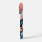 Abstract Liquid Marble Modern  iPhone Hoesje (Linkerkant)