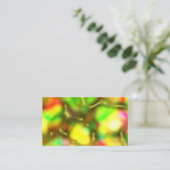 Abstract Liquid Metal Print Visitekaartje (Staand voorkant)
