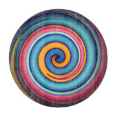 Abstract Lollipopglas Snijplank (Voorkant)