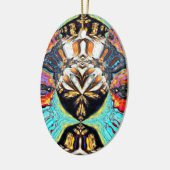 Abstract Lotus-Ornament Keramisch Ornament (Links)