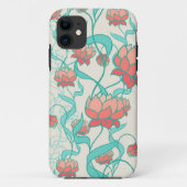 Abstract Lotus Pattern Case-Mate iPhone Case (Achterkant)