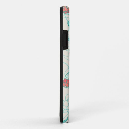 Abstract Lotus Pattern Case-Mate iPhone Case (Achterkant/rechts)