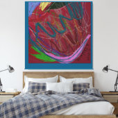 Abstract Love  Canvas Afdruk (Insitu (Slaapkamer))