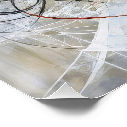 Abstract Love Duet Perfect Poster (Hoek)