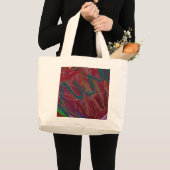 Abstract Love Jumbo Tote Bag (Voorkant (product))