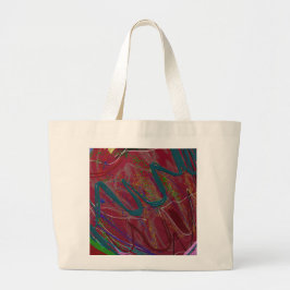 Abstract Love Jumbo Tote Bag