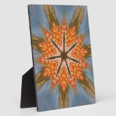 Abstract luipaardpatroon: een caleidoscoop-effect fotoplaat (Zijkant)