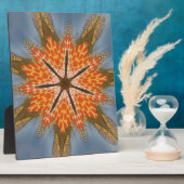 Abstract luipaardpatroon: een caleidoscoop-effect fotoplaat (Zijkant)