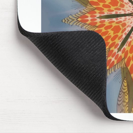 Abstract luipaardpatroon: een caleidoscoop-effect muismat (Hoek)