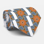 Abstract luipaardpatroon: een caleidoscoop-effect stropdas (Opgerold)