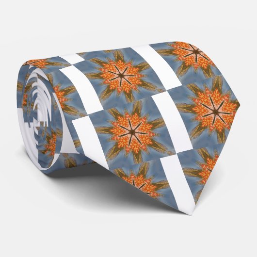 Abstract luipaardpatroon: een caleidoscoop-effect stropdas (Opgerold)