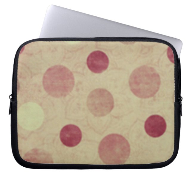 Abstract _lunares funda_10 laptop sleeve (Voorkant)