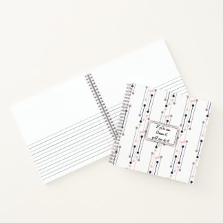 Abstract Luxe Geometrisch Modepatroon Notitieboek