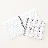 Abstract Luxe Geometrische Mode Patroon Notitieboek (Binnen)