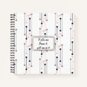 Abstract Luxe Geometrische Mode Patroon Notitieboek (Voorkant)