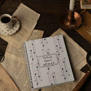 Abstract Luxe Geometrische Mode Patroon Notitieboek