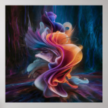 Abstract Luxe huwelijksgeschenk voor getrouwd stel