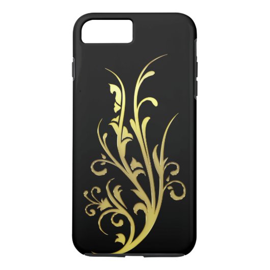 Abstract Luxe Nep Gouden Bloem Case-Mate iPhone Case (Achterkant)