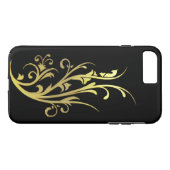 Abstract Luxe Nep Gouden Bloem Case-Mate iPhone Case (Achterkant (Horizontaal))