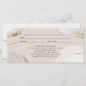 Abstract Luxe Waterverf Cadeaubewijs (Achterkant)