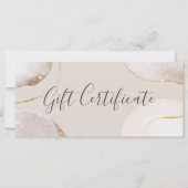 Abstract Luxe Waterverf Cadeaubewijs (Voorkant)