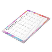  Abstract maandelijks agendapunt Notitieblok (Schuin)