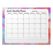  Abstract maandelijks agendapunt Notitieblok (Voorkant)