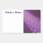 Abstract maanlicht herfstbladeren rozen post-it® notes (Voorkant)